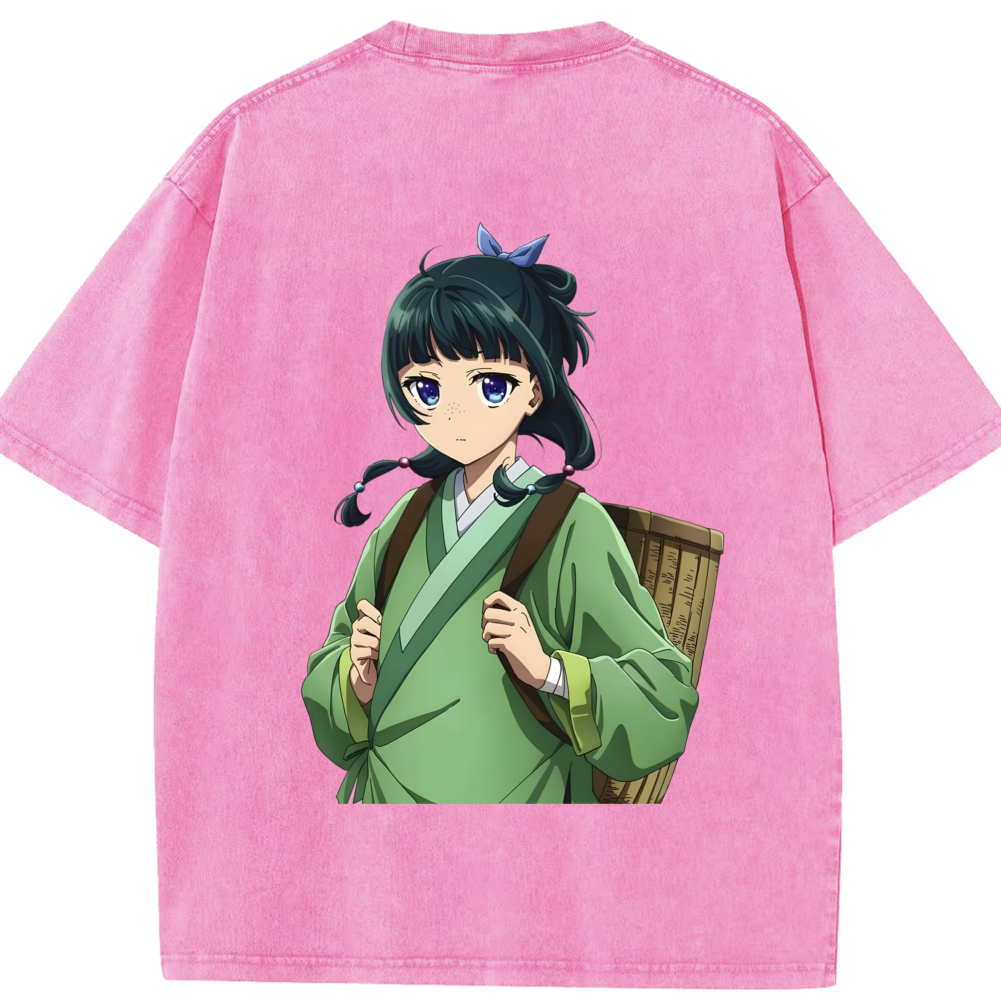 （画像用） 薬屋のひとりごと The Apothecary Diaries 綿100% ヴィンテージ風 半袖Tシャツ（背面プリント）